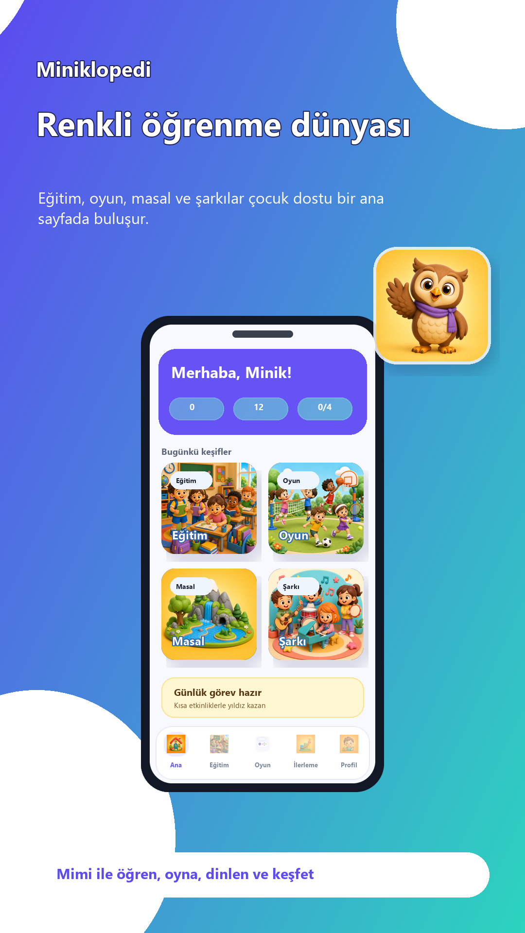 Miniklopedi — ürün ekranı 1